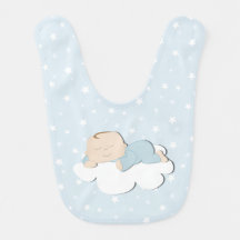 Baby On Cloud Baby slabbetje