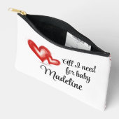 Baby On The Go-tas, Harten, Persoonlijk Etui (Open)