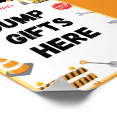 Baby onder Baby shower bouwstijl Poster (Hoek)