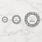 Baby Onder Baby shower van de Bouw Confetti (Achterkanten)