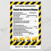 Baby onder Baby shower voor de bouw (Voorkant)