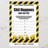 Baby onder Baby shower voor de bouw (Voorkant)