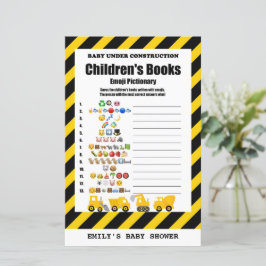 Baby onder Baby shower voor de bouw