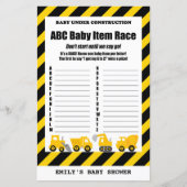 Baby onder Baby shower voor de bouw (Voorkant)