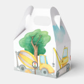 Baby onder Baby shower voor de bouw Bedankdoosjes (Achterkant)