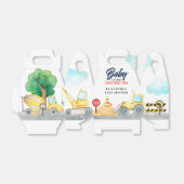 Baby onder Baby shower voor de bouw Bedankdoosjes (Uitgevouwen)