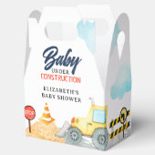 Baby onder Baby shower voor de bouw Bedankdoosjes (Geopend)
