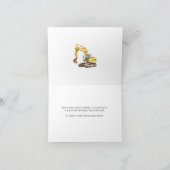 Baby onder Baby shower voor de bouw Bedankkaart (Binnen)