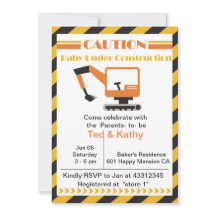 Baby onder Baby shower voor de bouw