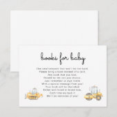 Baby Onder Bouwboeken voor Baby Kaart (Voorkant / Achterkant)