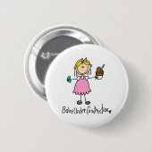 Baby onder Button voor de bouw (Voorkant /achterkant)