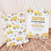 Baby Onder Constructie Baby Shower Kaart