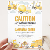 Baby Onder Constructie Baby Shower Kaart