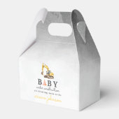 Baby Onder constructie Boy Baby shower Bedankdoosjes (Achterkant)