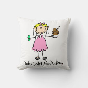 Baby Onder Constructie T-shirts en Cadeaus Kussen