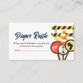 'Baby Onder de bouw' Luierspoel Informatiekaartje (Voorkant)