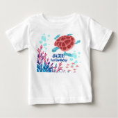 Baby Onder de Waterverf Gepersonaliseerde naam van (Voorkant)