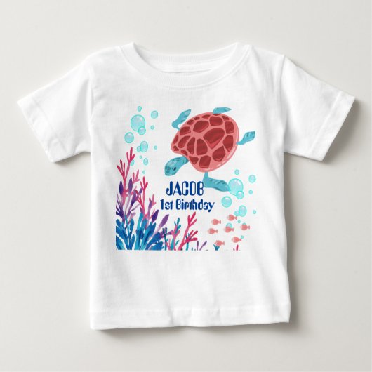 Baby Onder de Waterverf Gepersonaliseerde naam van (Voorkant)