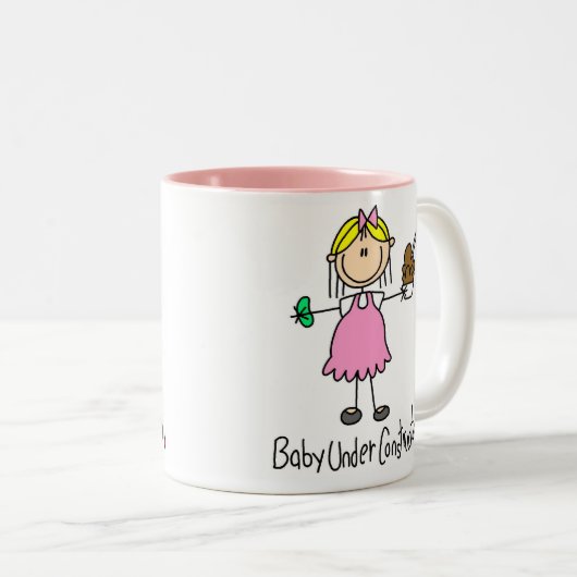 Baby onder Mok voor de bouw (Voorkant rechts)