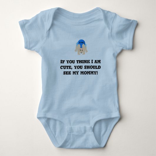 Baby ondersteboven romper (Voorkant)
