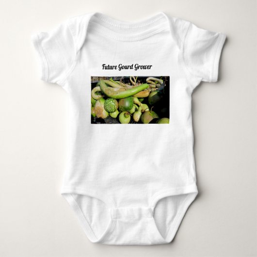 Baby One Piece Bodysuit Future Gourd Grower (Voorkant)