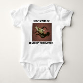 Baby onsie diepe zee-duiker romper (Voorkant)