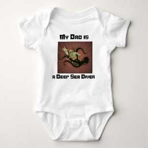 Baby onsie diepe zee-duiker romper