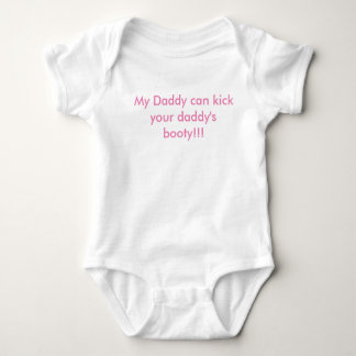 Baby Onsie - Mijn vader kan je papa's bui schoppen Romper