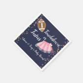 Baby onthaal Tutus of Touchdown Blue Servet (Hoek)