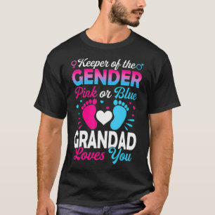Baby onthullen een donkerroze of blauwe Grandad Lo T-shirt