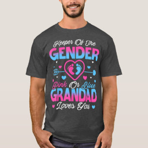 Baby onthullen een donkerroze of blauwe Grandad Lo T-shirt