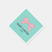 BABY onthullen van speciaal gepersonaliseerde spri Servet (Hoek)