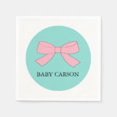 BABY onthult roze & blauwe sprookjespartij Servetten (Voorkant)