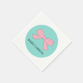 BABY onthult roze & blauwe sprookjespartij Servetten (Hoek)