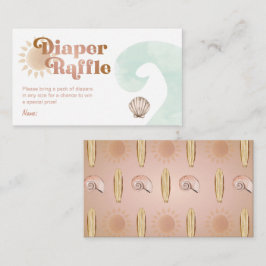 Baby op Boord Baby Shower Luiers Raffle Informatiekaartje