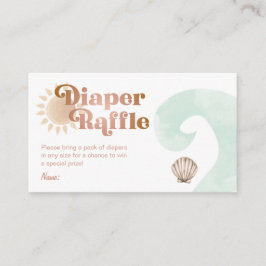 Baby op Boord Baby Shower Luiers Raffle Informatiekaartje
