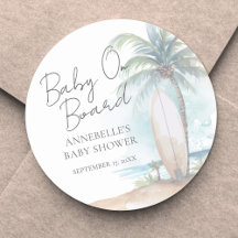 Baby Op Boord Strand Baby Shower