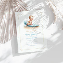 Baby op Boord Surf Thema Baby Borrel