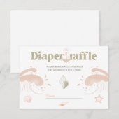 Baby Op Boord Surfplank Luier Raffle Kaart (Voorkant / Achterkant)