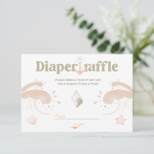 Baby Op Boord Surfplank Luier Raffle Kaart