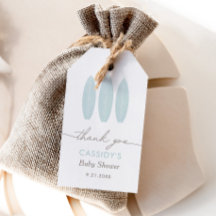 Baby op bord blauwe surfplank baby shower