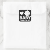 Baby op de sticker (Tas)