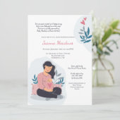 Baby op de Weg Baby shower Kaart (Staand voorkant)