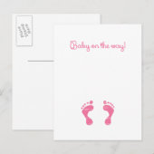 BABY OP DE WEG.png Aankondigingskaart (Voorkant / Achterkant)