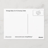  Baby op een kaptafel Briefkaart (Achterkant)