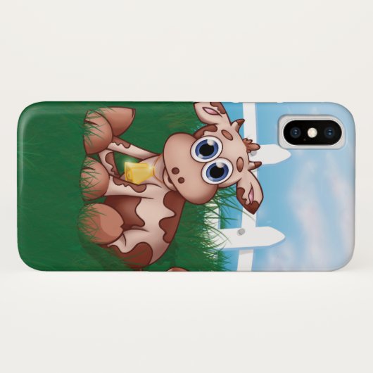 Baby op een weide Case-Mate iPhone case (Achterkant (horizontaal))