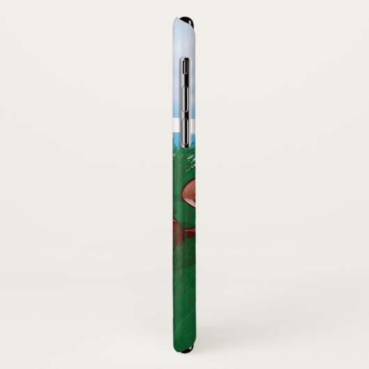 Baby op een weide Case-Mate iPhone case (Achterkant/links)