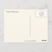 Baby op een winkel briefkaart (Achterkant)