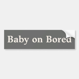 Baby op gemotoriseerde sticker