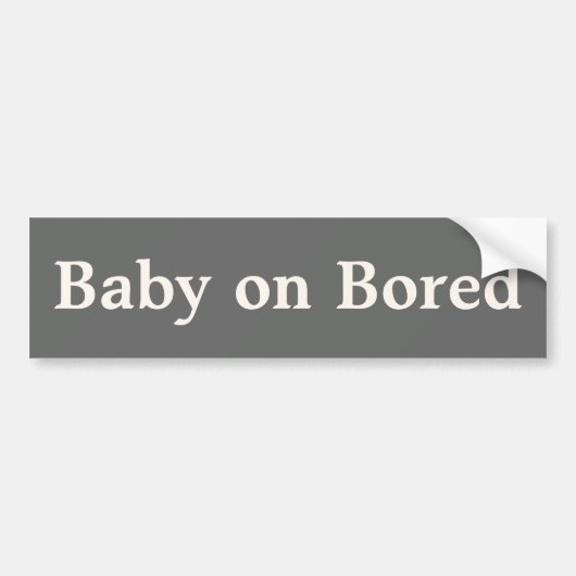 Baby op gemotoriseerde sticker (Voorkant)